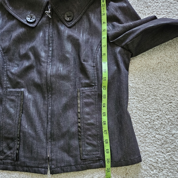 TRIBAL Black Denim Stretch Jacket - Picture 9 of 10